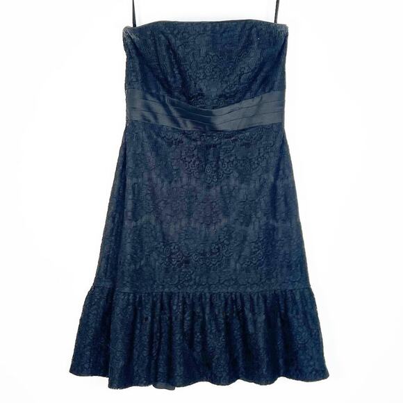 White House Black Market Lace Sheath Party Dress - Picture 2 of 15